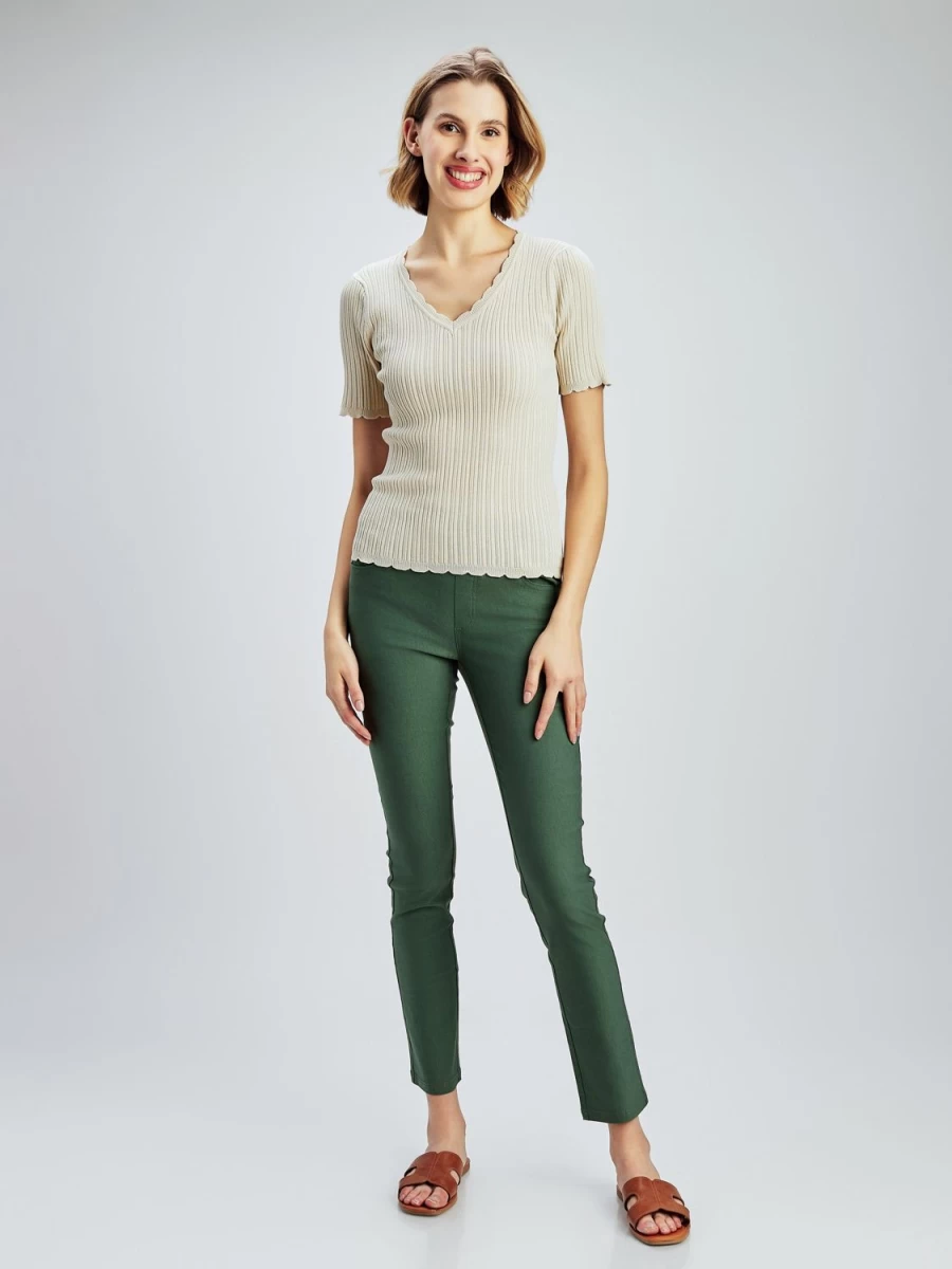 San Francisco Sweaters And Cardigans | Short-Sleeve Fitted Pullover Sweater