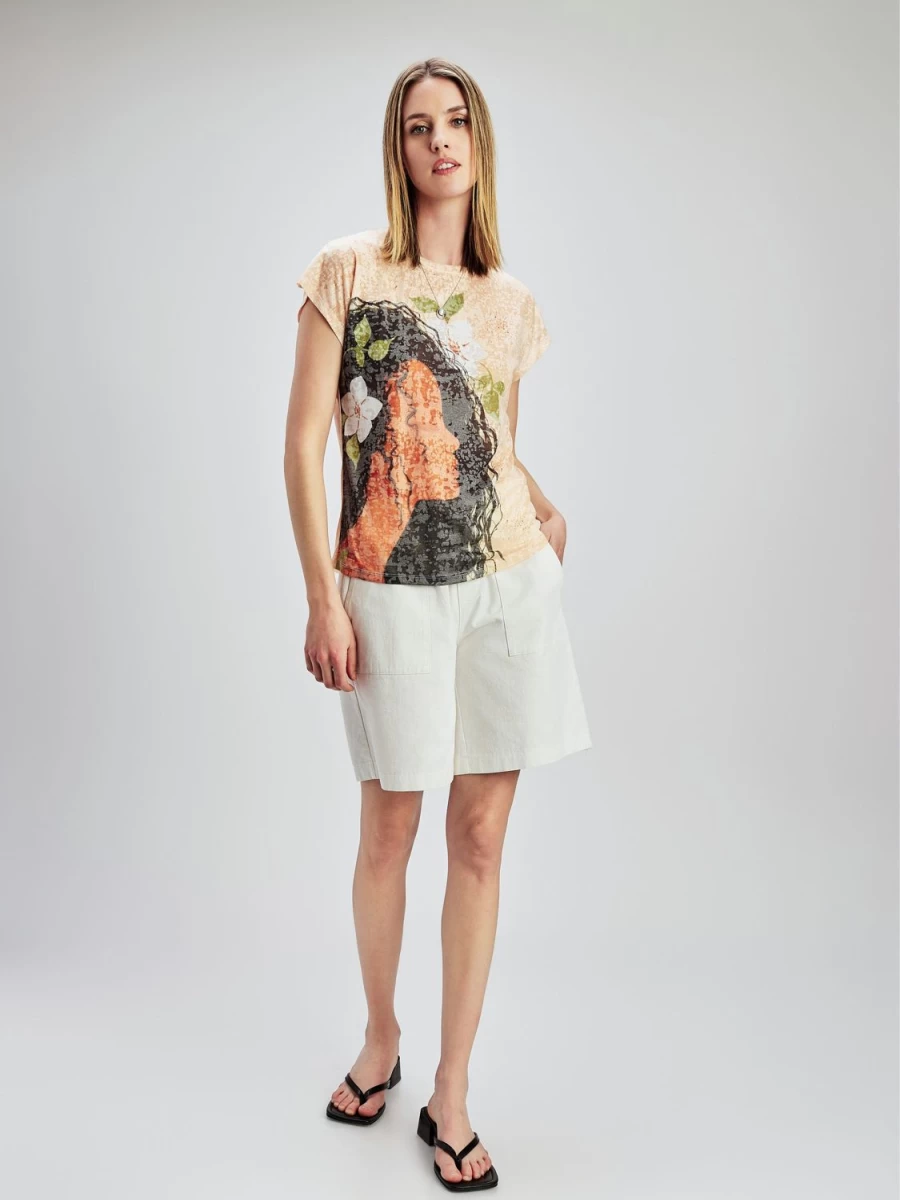 San Francisco T-Shirts And Tunics | Short-Sleeve Semi-Fitted T-Shirt
