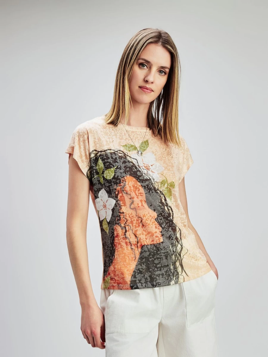 San Francisco T-Shirts And Tunics | Short-Sleeve Semi-Fitted T-Shirt