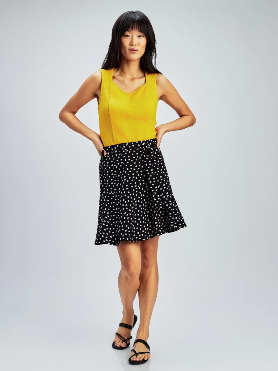 San Francisco Skirts | Knit Flared Midi Skirt