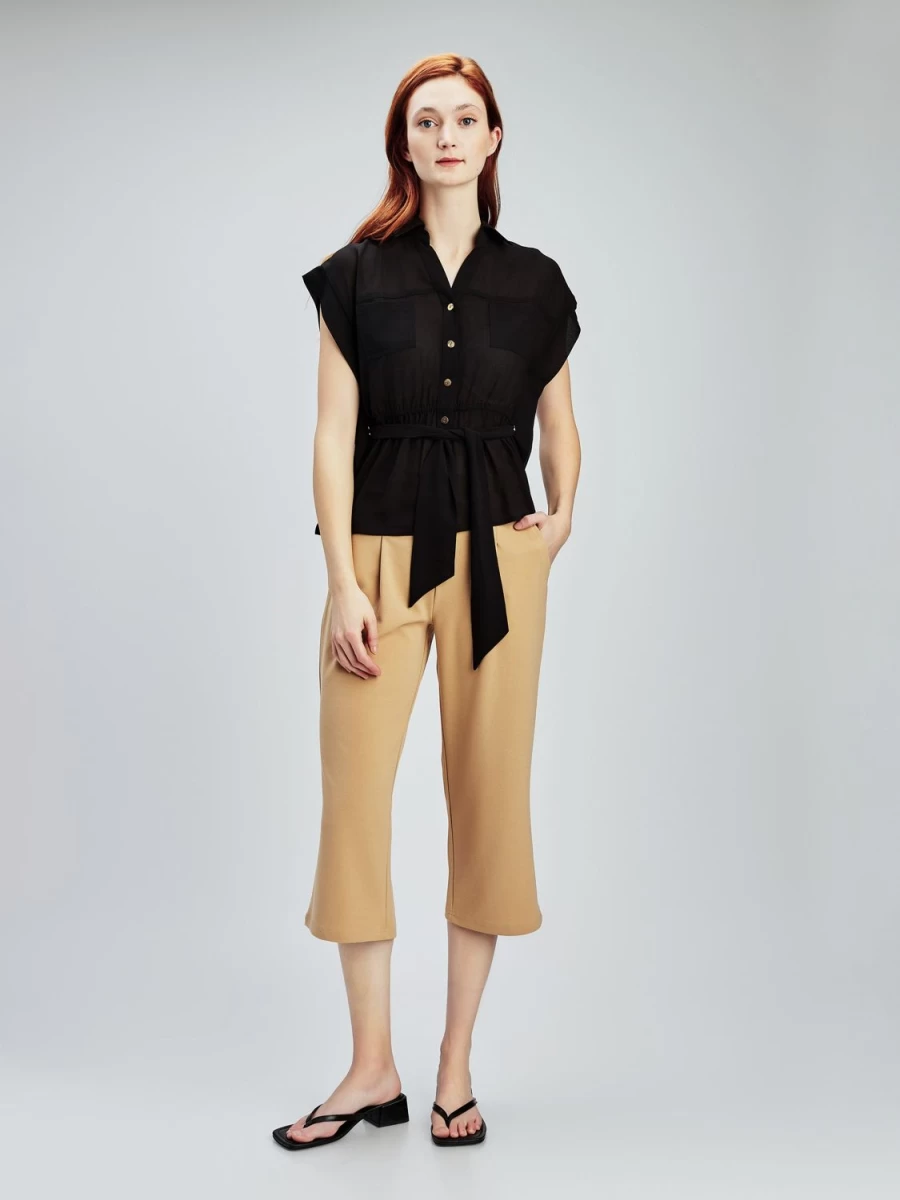 San Francisco Blouses | Sleeveless Semi-Fitted Blouse