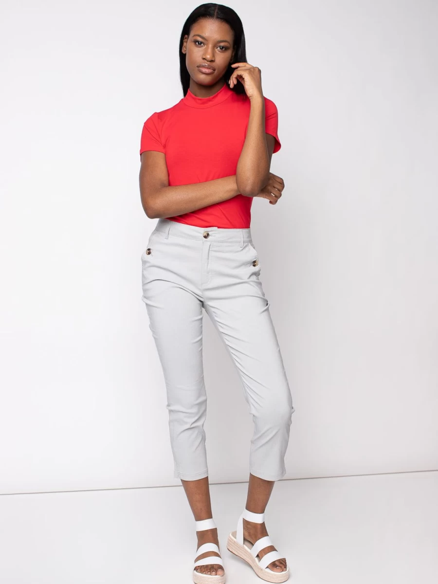 San Francisco Pants And Capris | Straight Fitted Capri