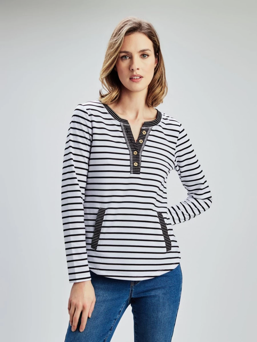 San Francisco T-Shirts And Tunics | Long-Sleeve Semi-Fitted T-Shirt