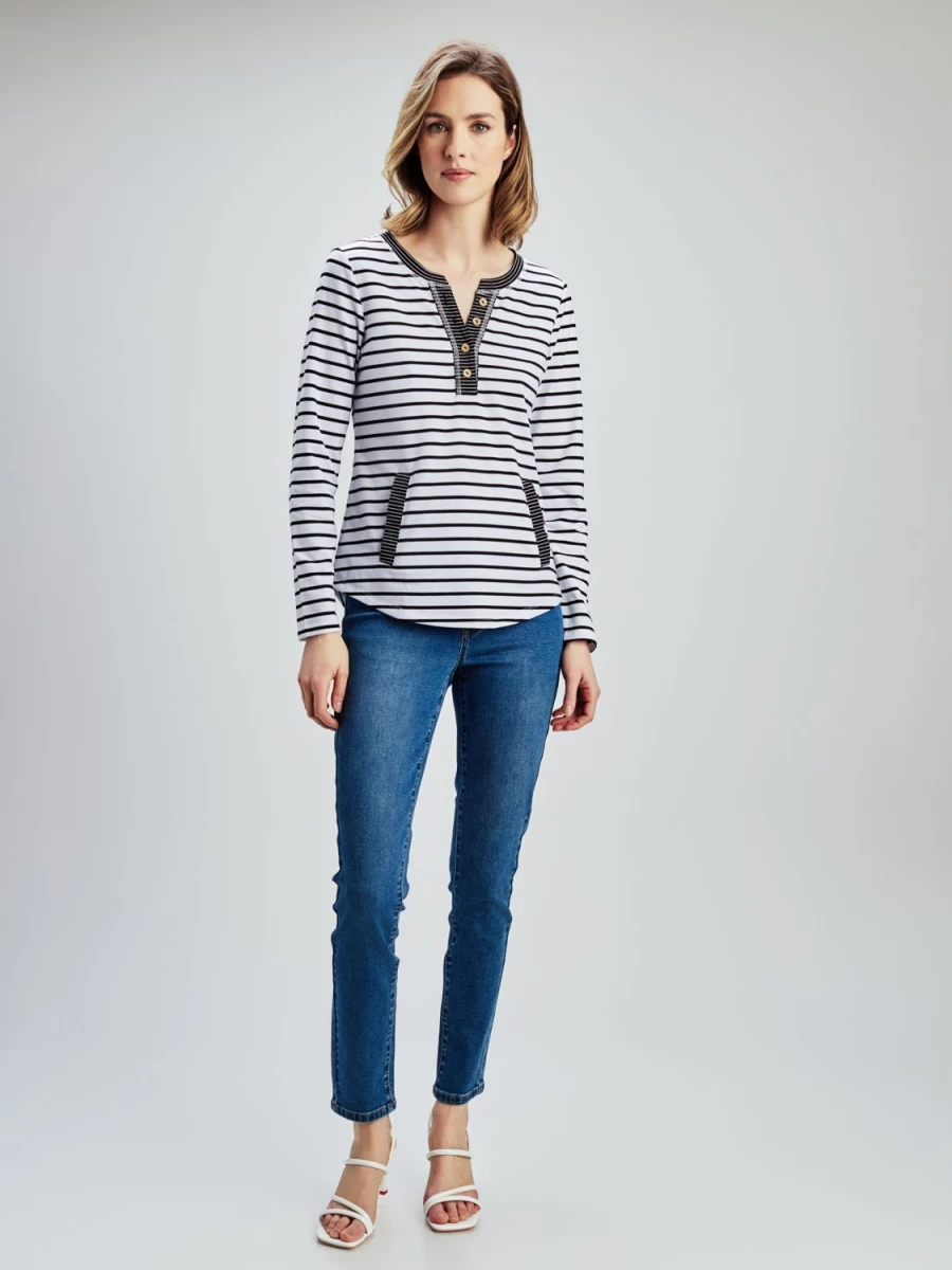 San Francisco T-Shirts And Tunics | Long-Sleeve Semi-Fitted T-Shirt