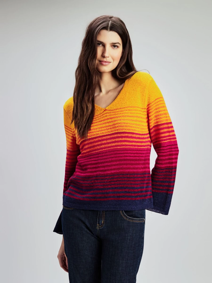 San Francisco Sweaters And Cardigans | Long-Sleeve Semi-Fitted Pullover Sweater