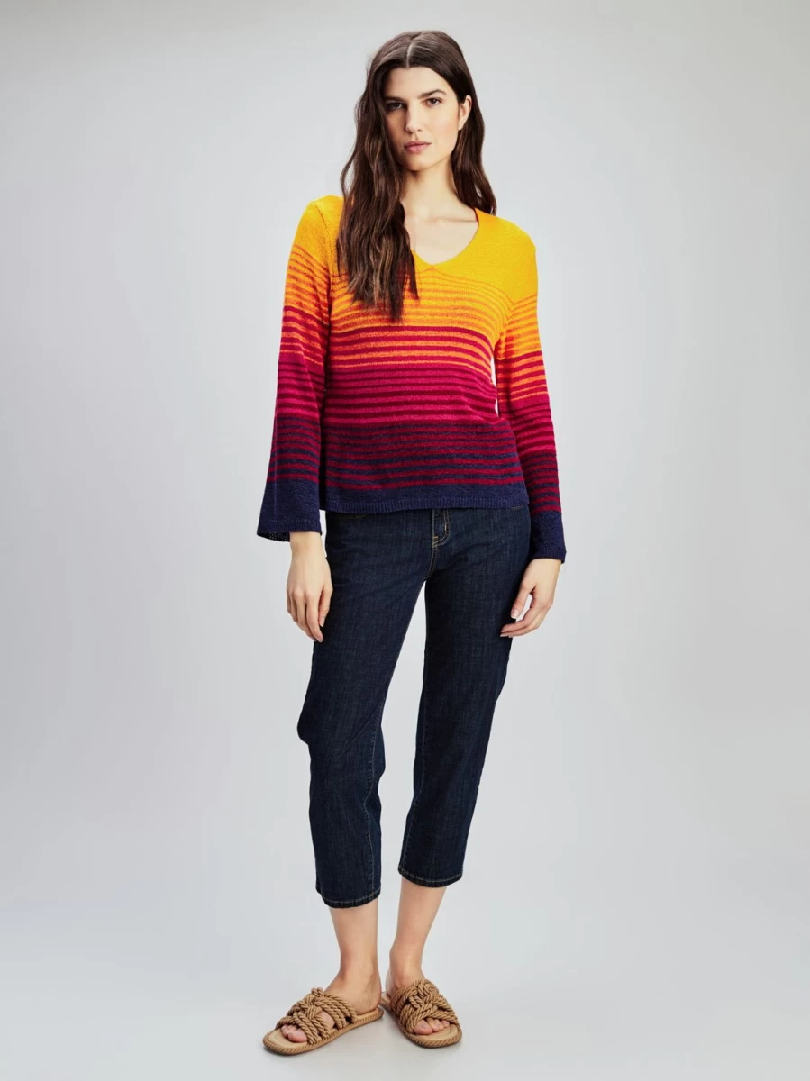 San Francisco Sweaters And Cardigans | Long-Sleeve Semi-Fitted Pullover Sweater
