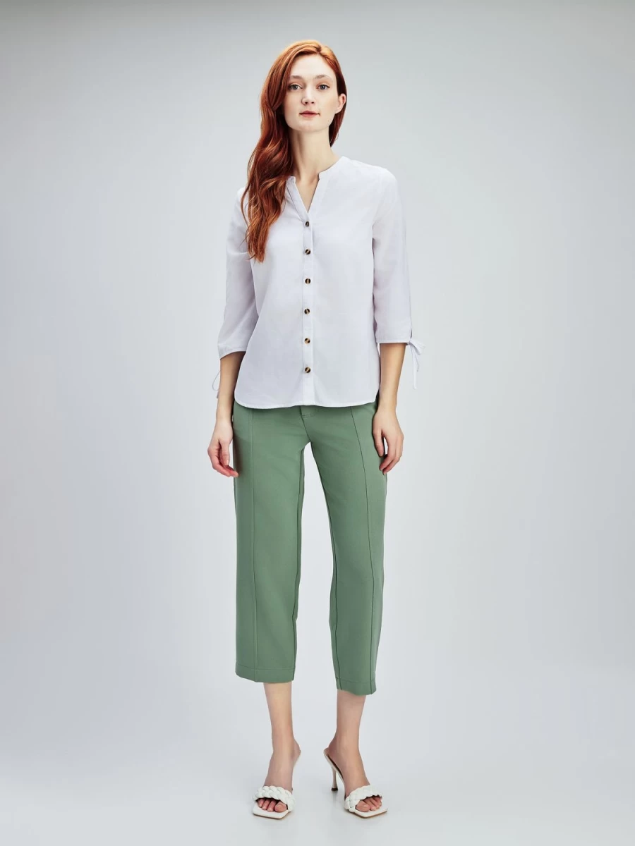 San Francisco Blouses | 3/4-Sleeve Blouse With Buttons