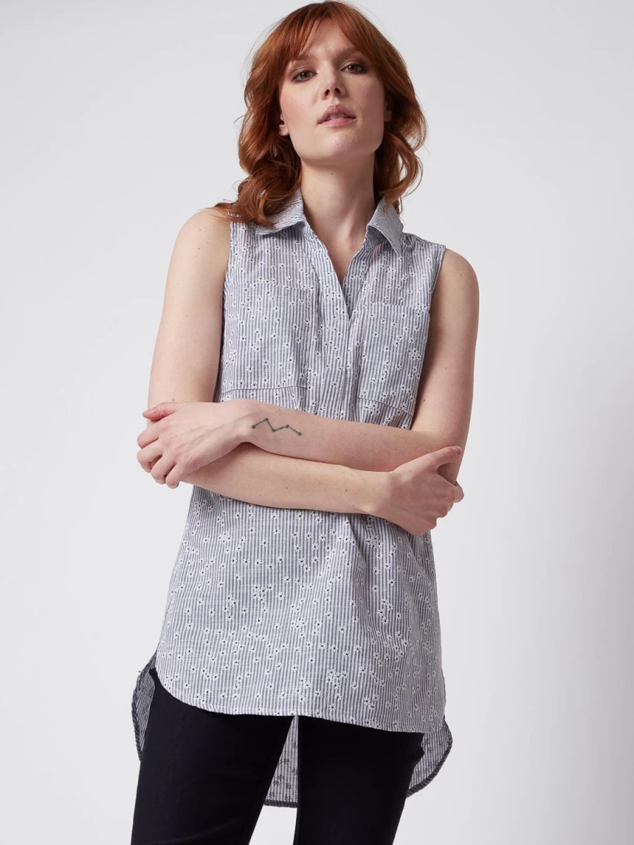 San Francisco Tank Tops | Sleeveless Flared Tunic