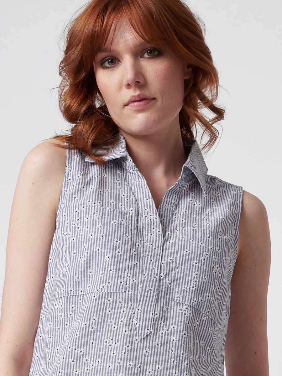 San Francisco Tank Tops | Sleeveless Flared Tunic