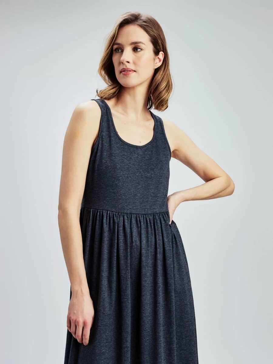San Francisco Dresses | A Line Maxi Knit Dress