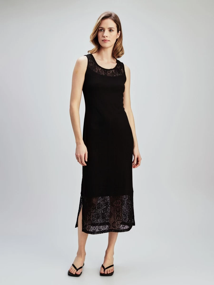 San Francisco Dresses | Maxi Straight Knit Dress