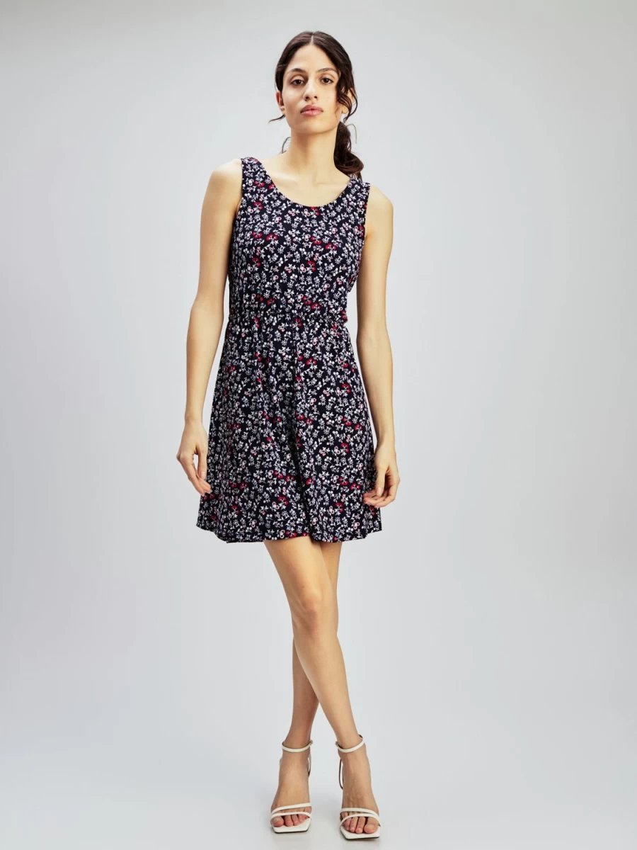 San Francisco Dresses | Short Flared Knit Dress