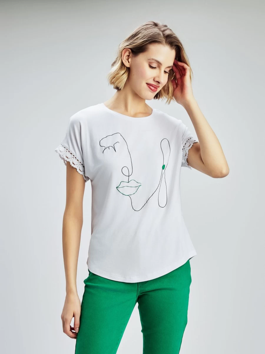 San Francisco T-Shirts And Tunics | Short-Sleeve Semi-Fitted T-Shirt