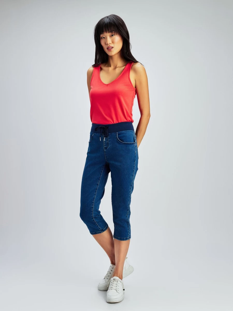 San Francisco Jeans | Pull-On Skinny Denim Capri