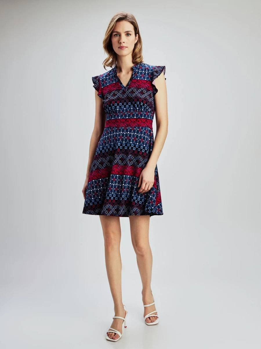 San Francisco Dresses | Short Flared Knit Dress