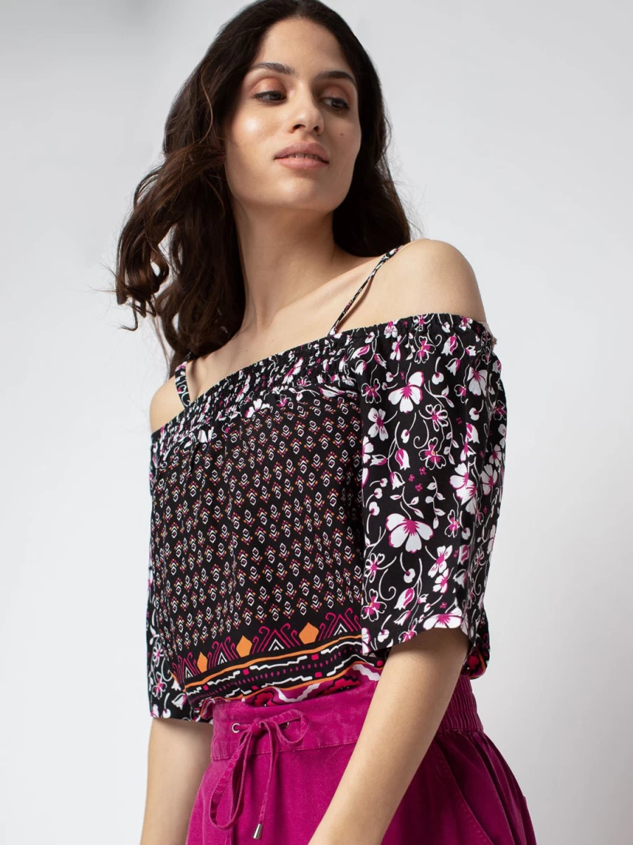 San Francisco T-Shirts And Tunics | Short-Sleeve Flared T-Shirt