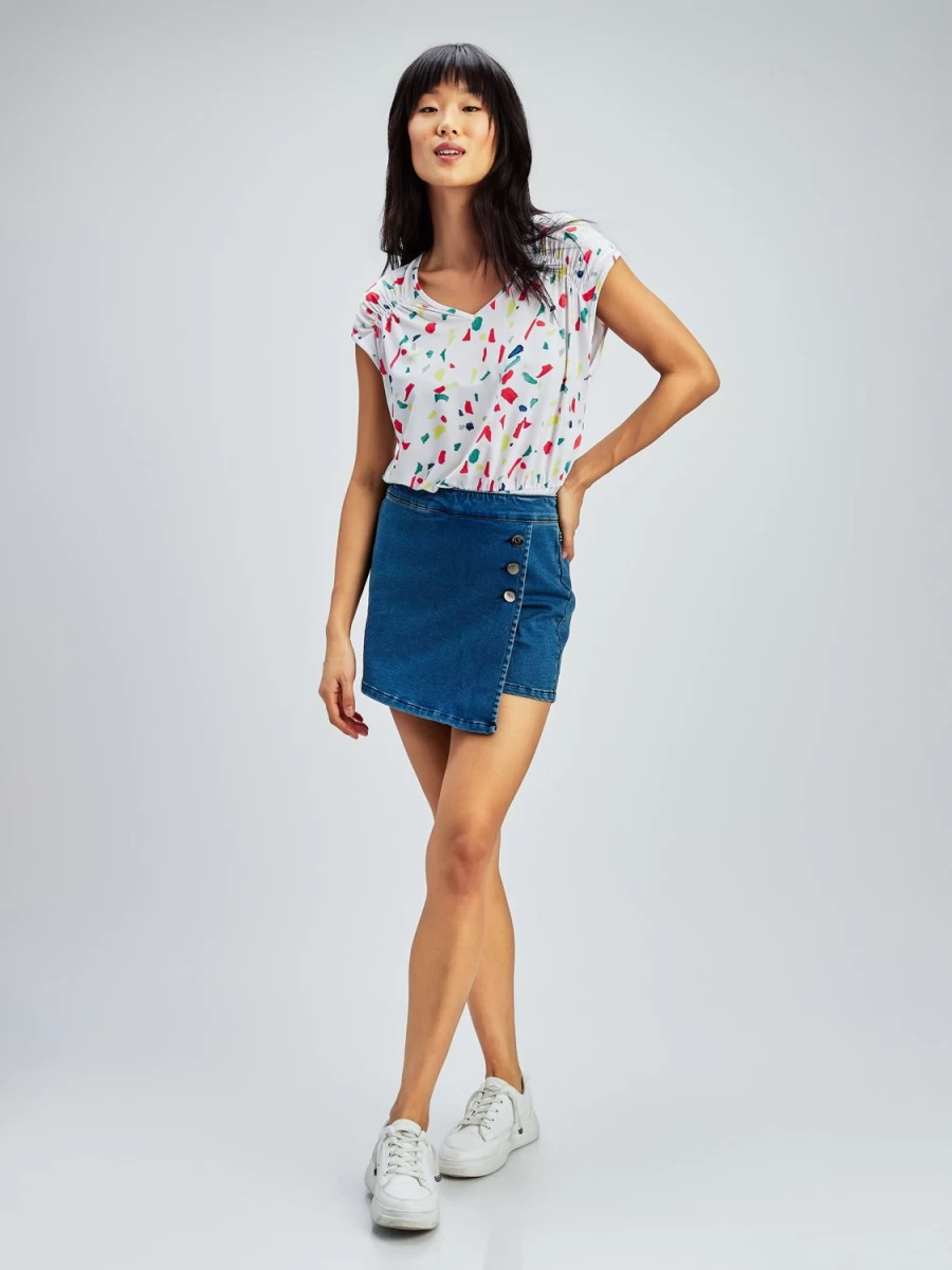 San Francisco Shorts | Denim Skort