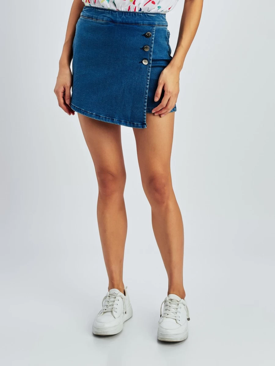 San Francisco Shorts | Denim Skort