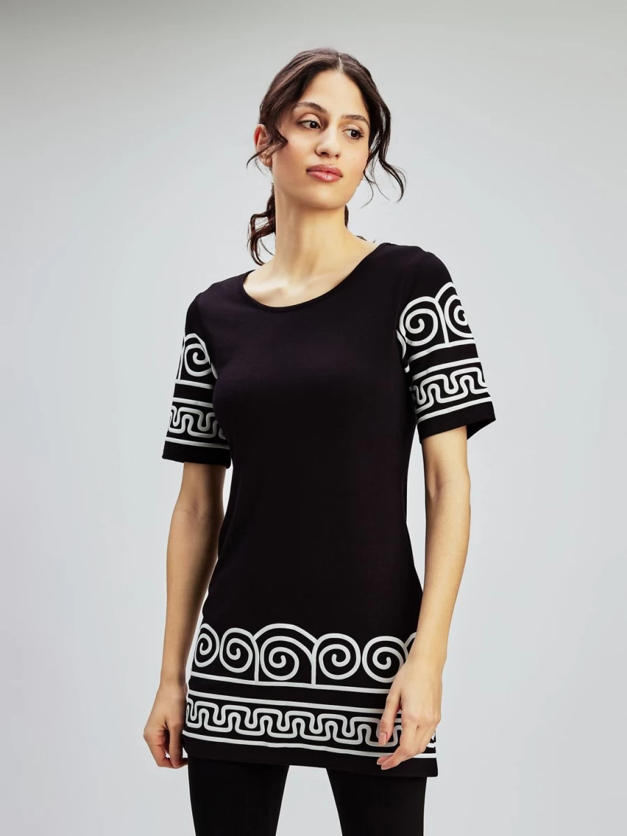 San Francisco T-Shirts And Tunics | 3/4-Sleeve Semi-Fitted Tunic