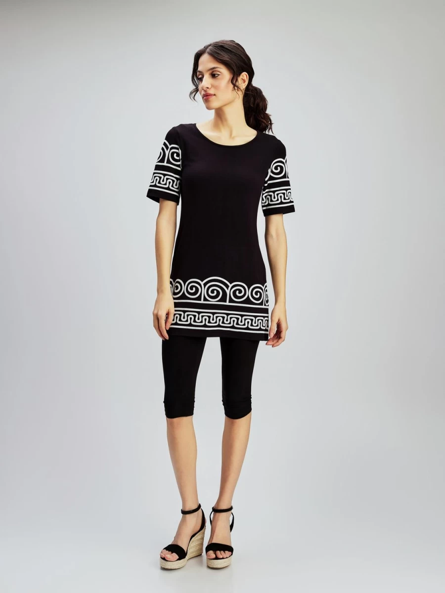 San Francisco T-Shirts And Tunics | 3/4-Sleeve Semi-Fitted Tunic