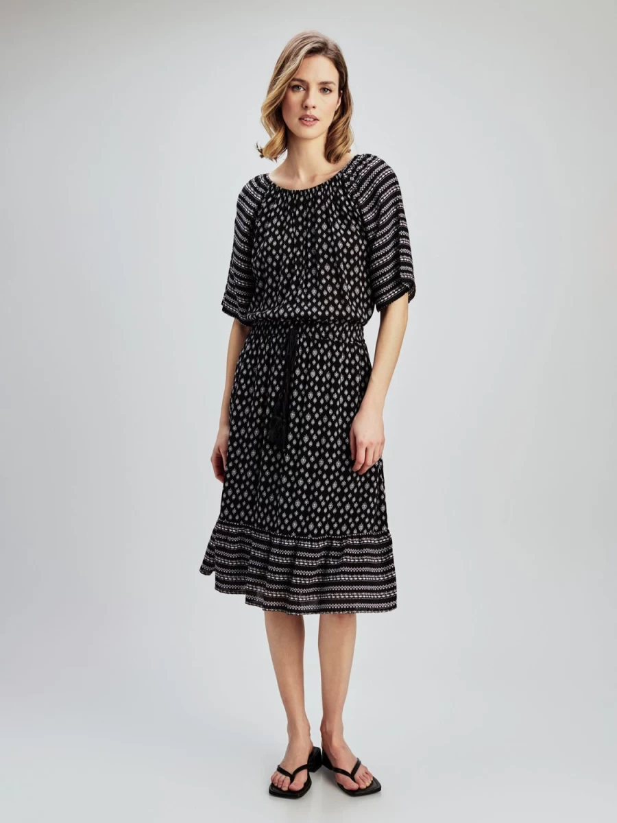 San Francisco Skirts | Mid-Calf Flared Skirt