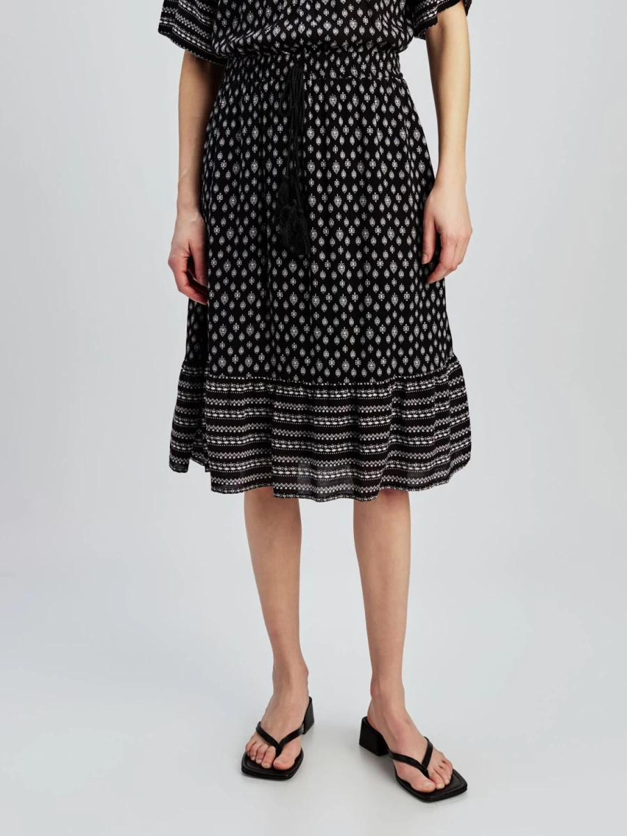 San Francisco Skirts | Mid-Calf Flared Skirt