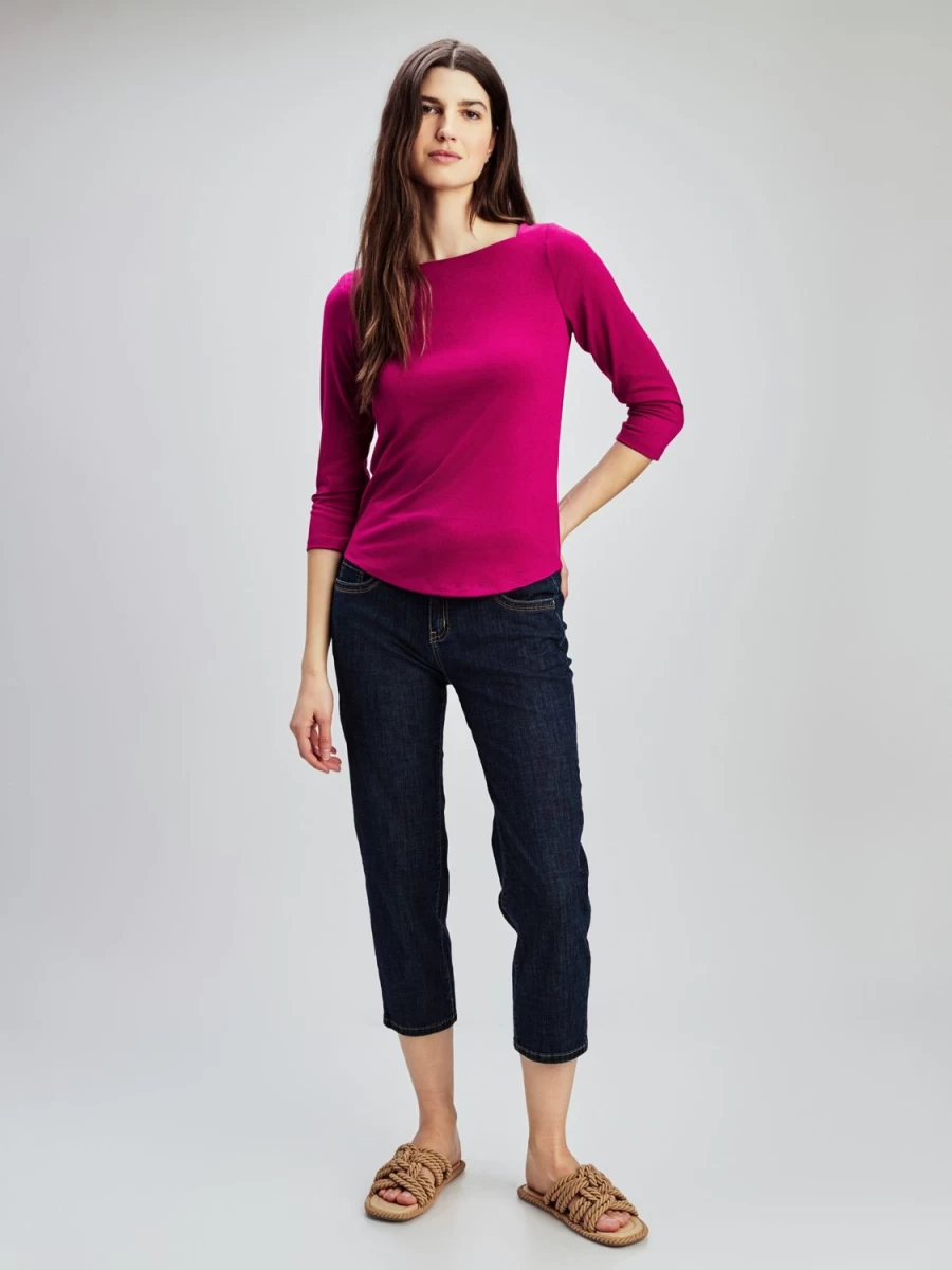 San Francisco T-Shirts And Tunics | 3/4-Sleeve Semi-Fitted T-Shirt